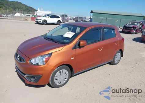2019 Mitsubishi Mirage Es z USA, uszkodzony, nr VIN ML32A3HJ8KH011470